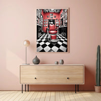 Classic Barber Shop Ambiance Poster