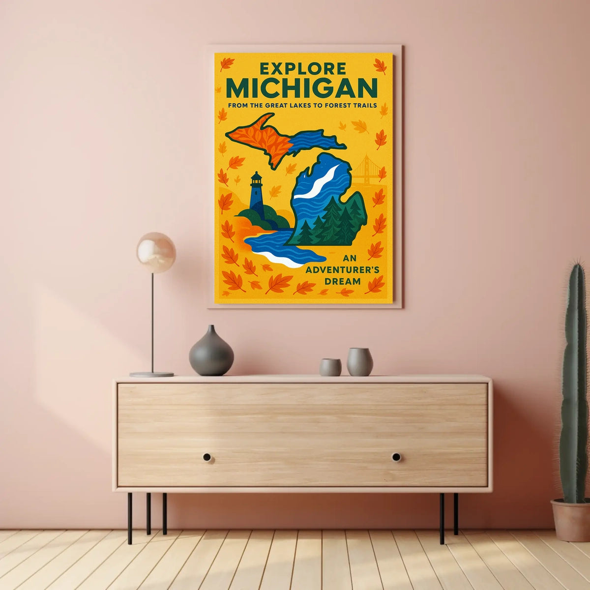 Explore Michigan Poster