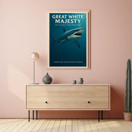 Great White Majesty Poster