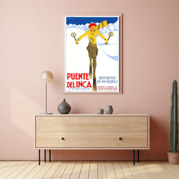 Puente Del Inca Winter Sports Poster