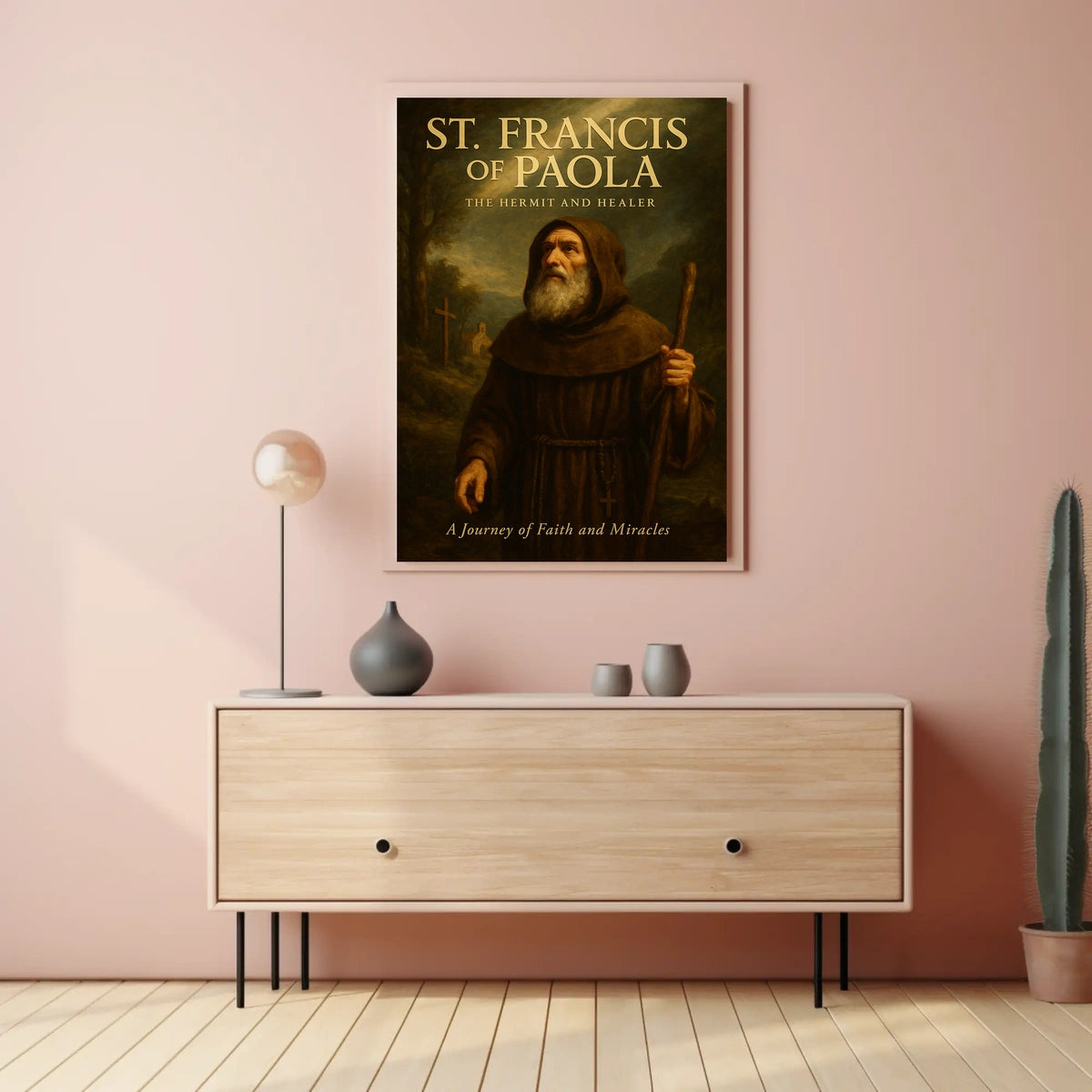 Spiritual Devotion Healing Mystical Painterly Poster