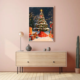Festive Christmas Wonderland Poster