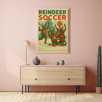 Reindeer Soccer Extravaganza Poster