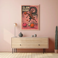 Slam Dunk Reindeer Poster