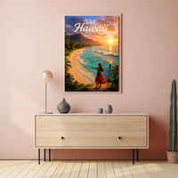 Visit Hawaii Poster PosterGoat