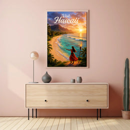 Visit Hawaii Poster PosterGoat
