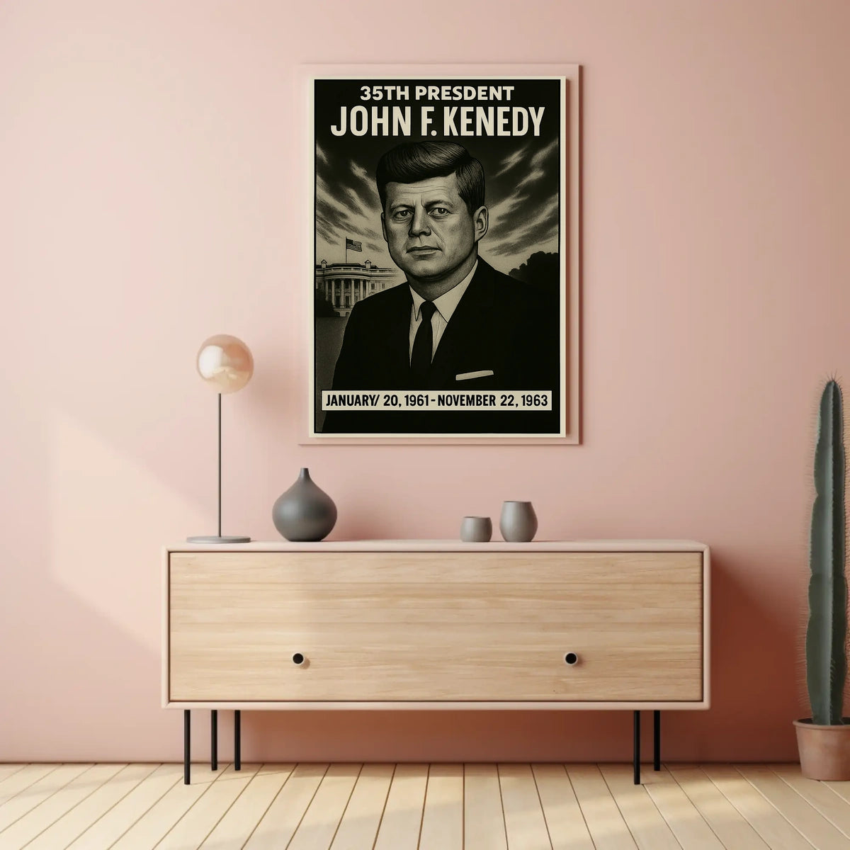 John F. Kennedy 35Th President Poster