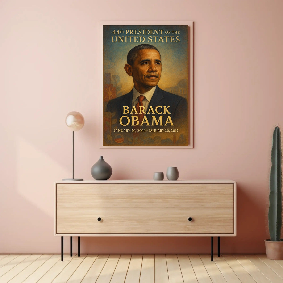Barack Obama President 44th President Formal Style Poster