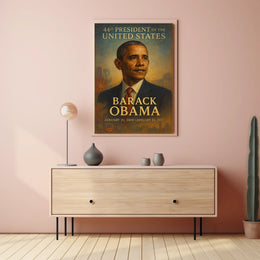 Barack Obama President 44th President Formal Style Poster