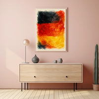 Abstract Expression Of National Colors Poster