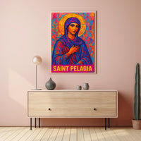 Saint Pelagia Poster