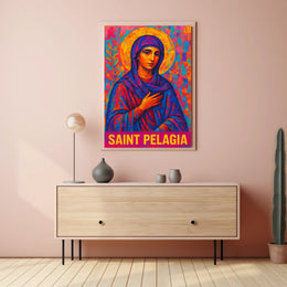 Saint Pelagia Poster