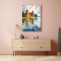 Lithuania Trakai Island Castle View Poster