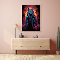 The Enigmatic Wolf Poster