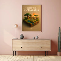 Discover Botswana Poster