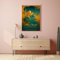 Abu Dhabi Timeless Oasis Elegance Cityscape Poster