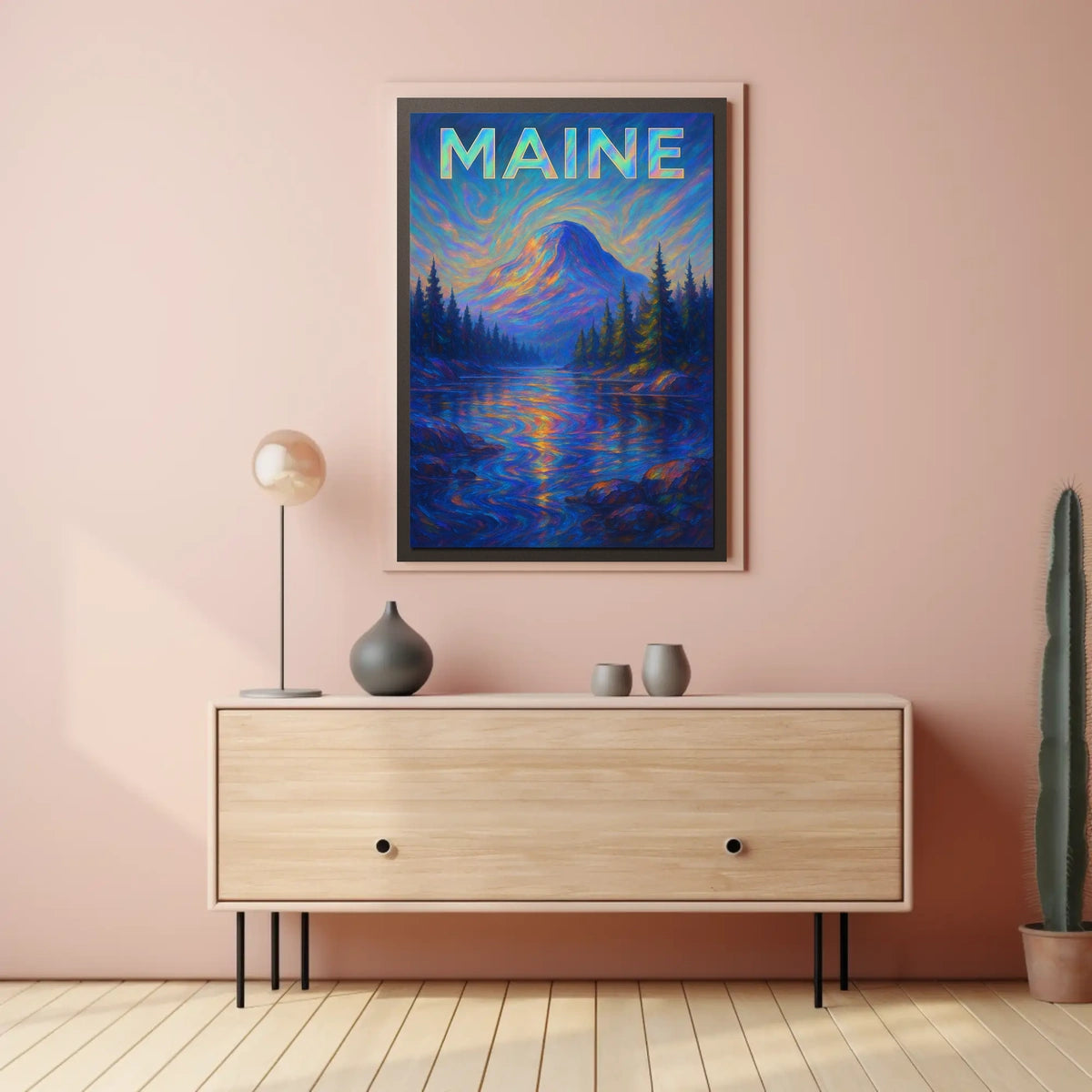 Majestic Maine Landscape Poster
