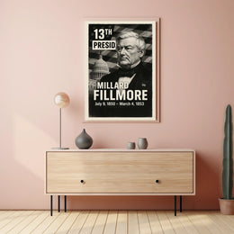 Millard Fillmore 13th President of the United States Digital Montaje Poster