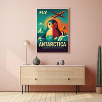 Antarctica Adventure Vintage Travel Art Poster PosterGoat