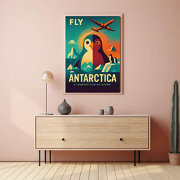 Antarctica Adventure Vintage Travel Art Poster PosterGoat