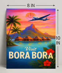 Visit Bora Bora Poster PosterGoat