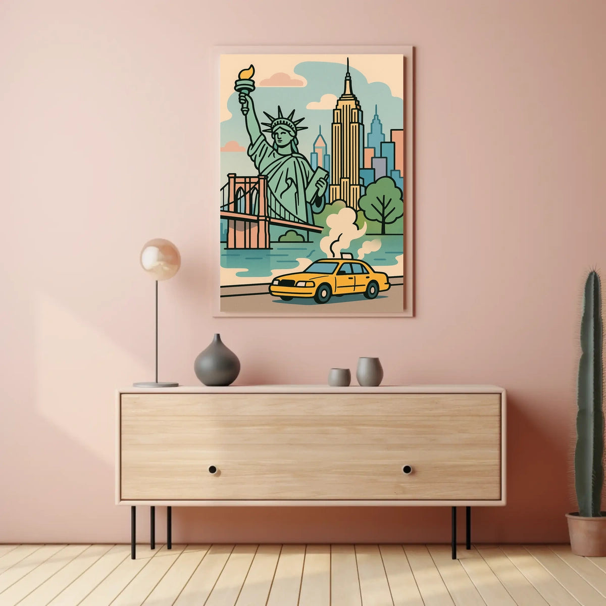 New York City Icons Poster