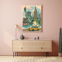 New York City Icons Poster