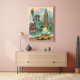 New York City Icons Poster