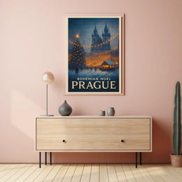 Bohemian Noël In Prague Poster