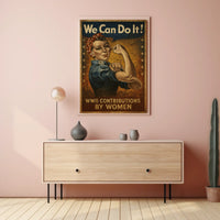 We Can Do It WWII Contributions by Women Poster