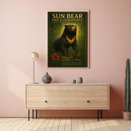 Sun Bear Jewel of the Rainforest Poster