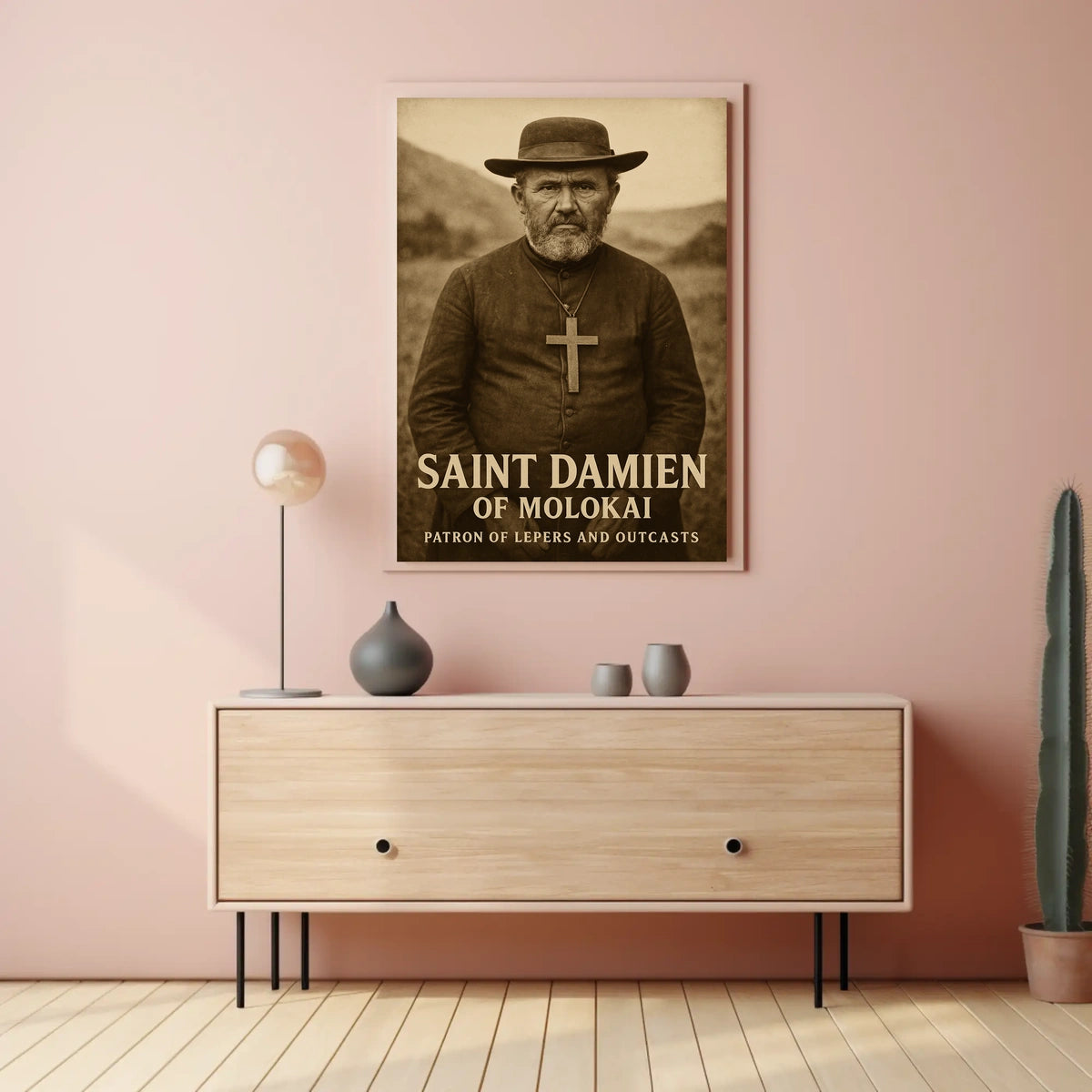 Saint Damien Of Molokai Poster