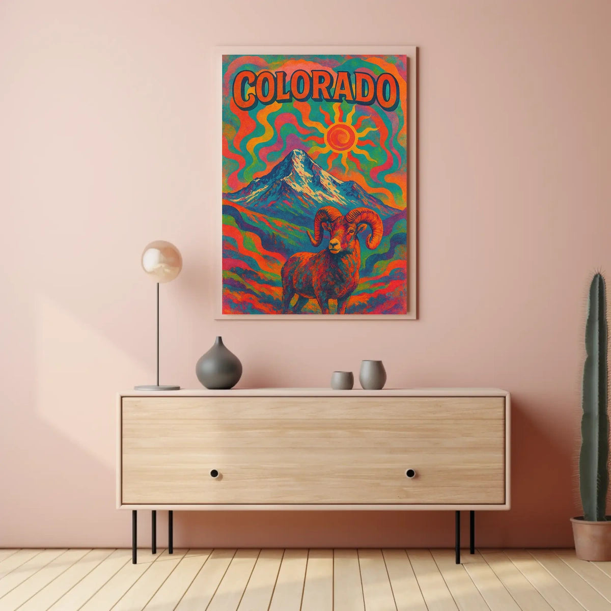 Colorado Psychedelic Poster