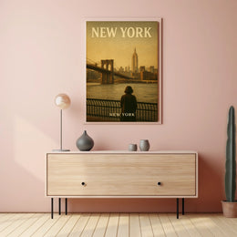 New York Cityscape Poster