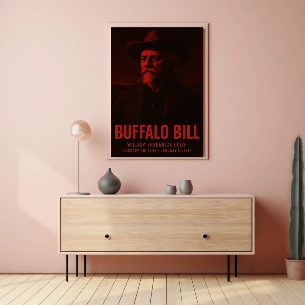 Buffalo Bill Portrait Historical or Presidential Poster