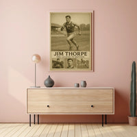 Jim Thorpe Iconic Sports Legend Jim Thorpe Poster