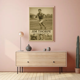 Jim Thorpe Iconic Sports Legend Jim Thorpe Poster