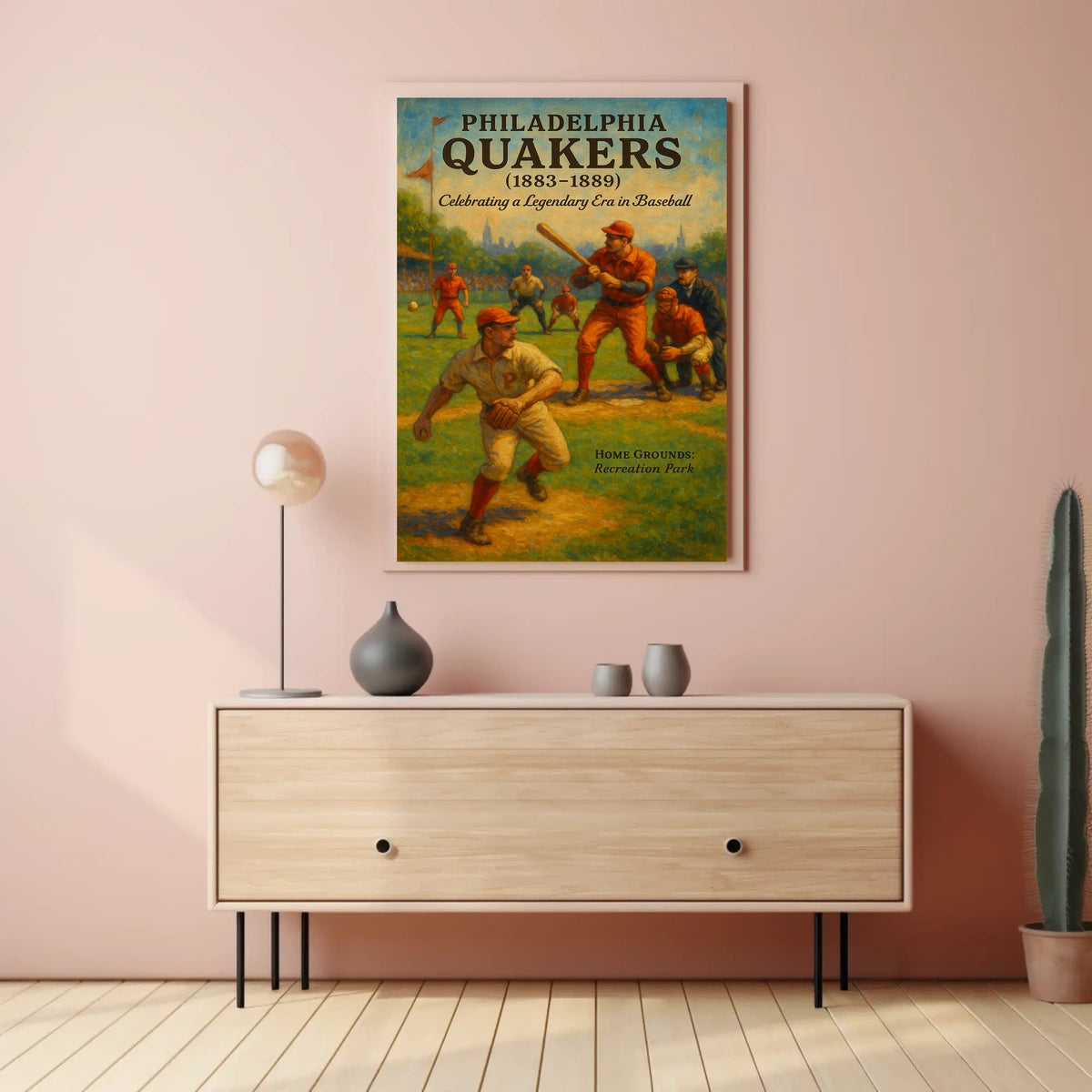 Philadelphia Quakers Celebrating a Legendary Era Poster