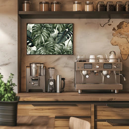 Lush Tropical Leaves Poster