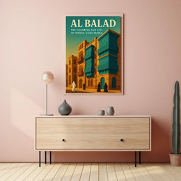 Al Balad The Colorful Old City Of Poster