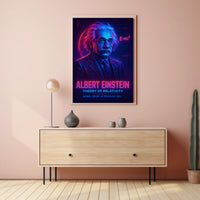 Science Education Albert Einstein Theory Of Relativity Poster