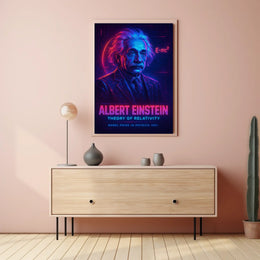 Science Education Albert Einstein Theory Of Relativity Poster