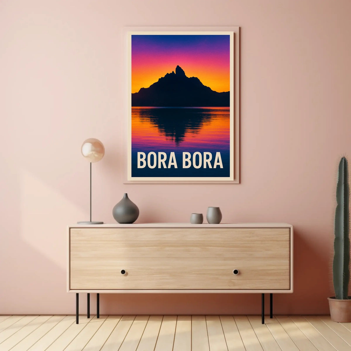 Bora Bora Sunset Poster