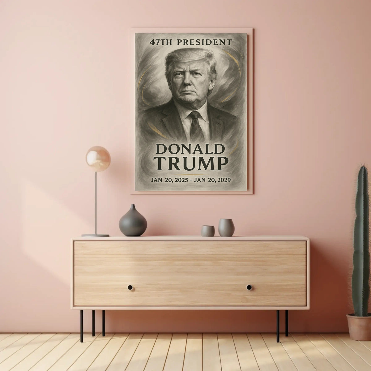 Donald Trump 47th President Poster