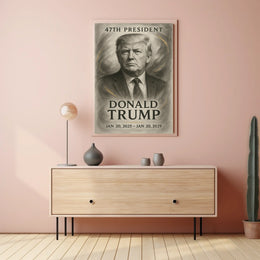 Donald Trump 47th President Poster
