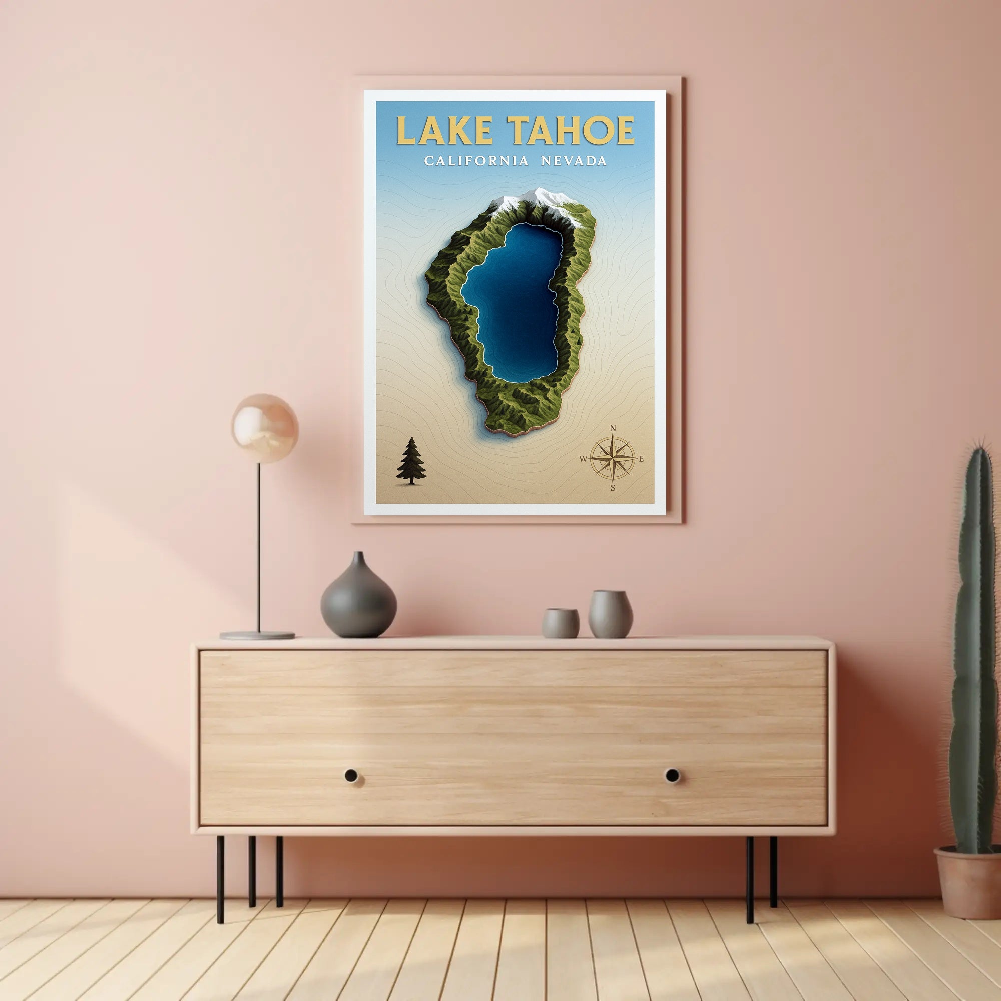 Lake Tahoe Adventure Poster PosterGoat