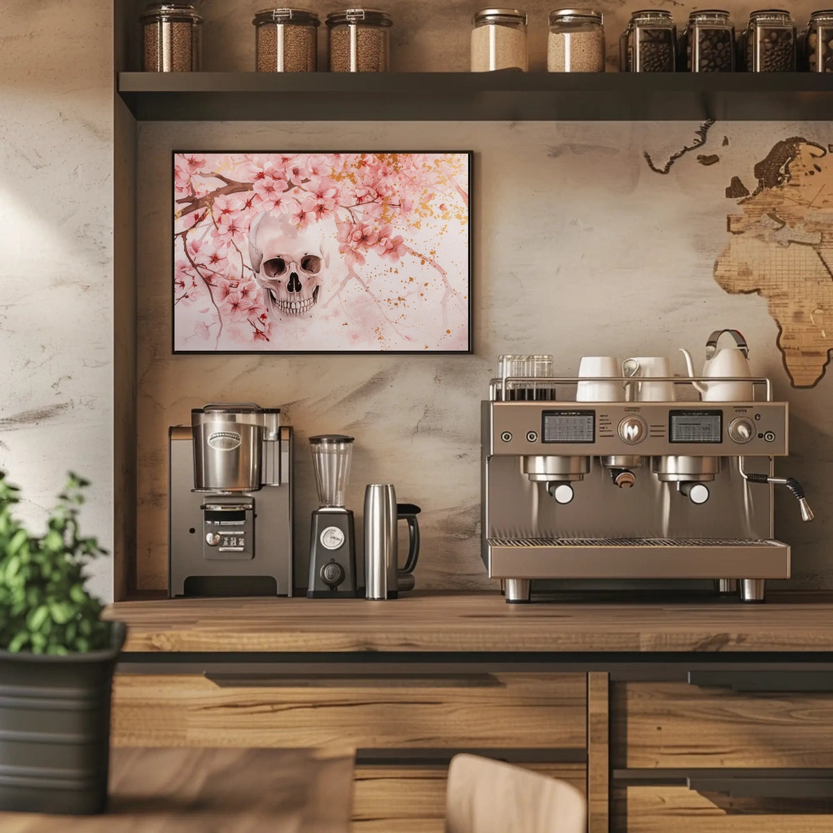 Blossoms and Bones Poster