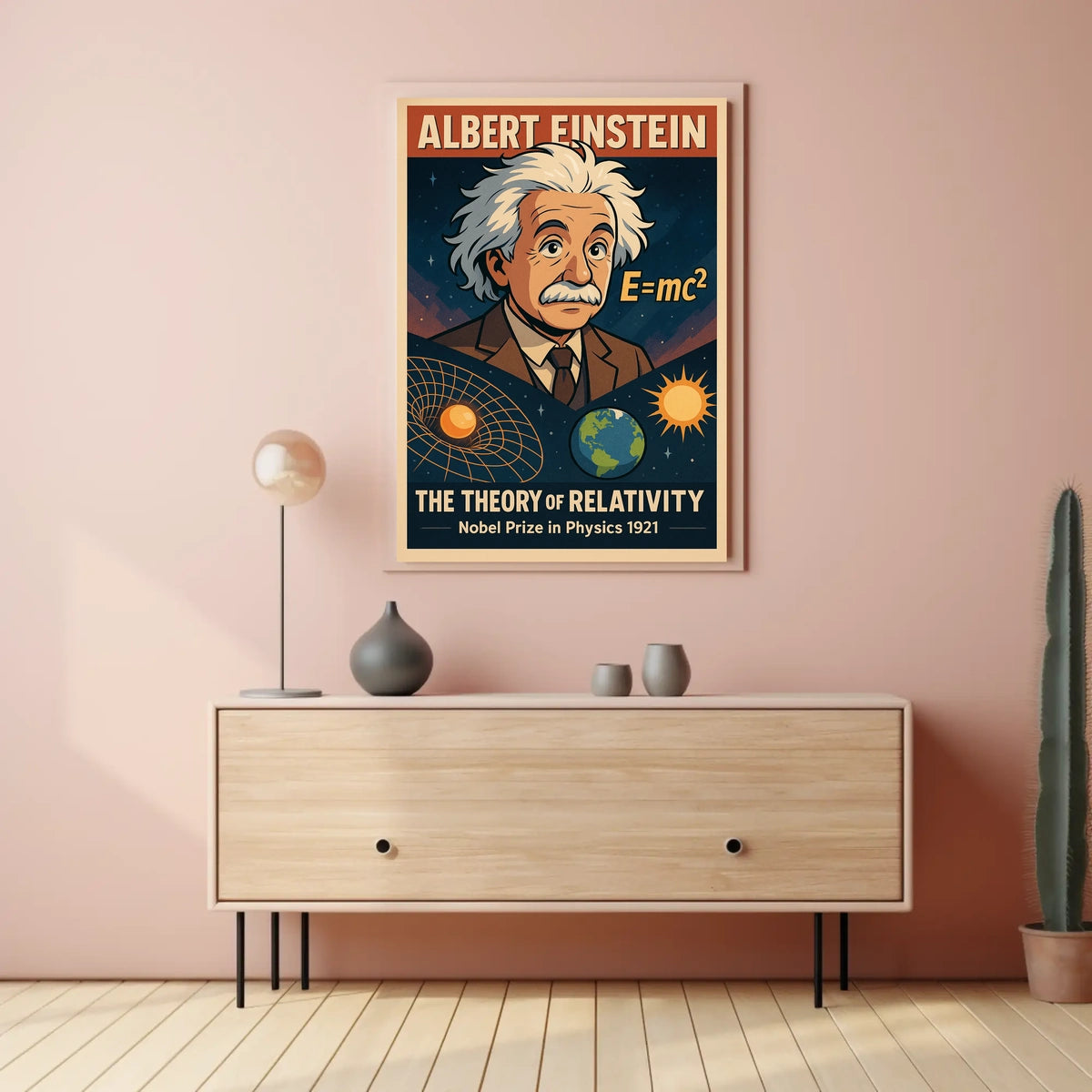 Albert Einstein The Theory Of Poster
