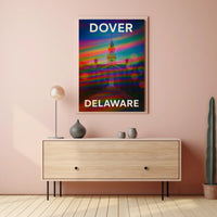 Charming Dover Delaware Scenic Travel Photography Realism Vibrant Wall Decor Poster
