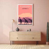 Tanzania Safari Adventure Poster